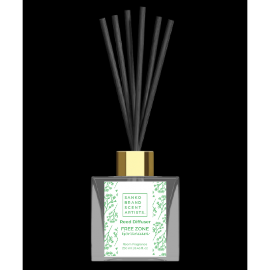 FREEZONE GERANIUM αρωματικό χώρου με στικς 250ml